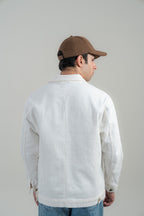 White Trucker Jacket