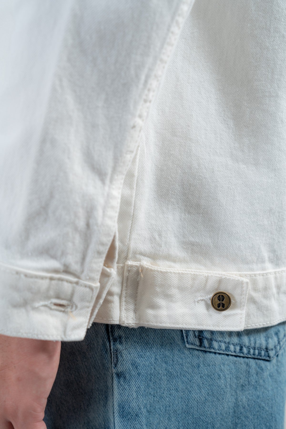 White Trucker Jacket