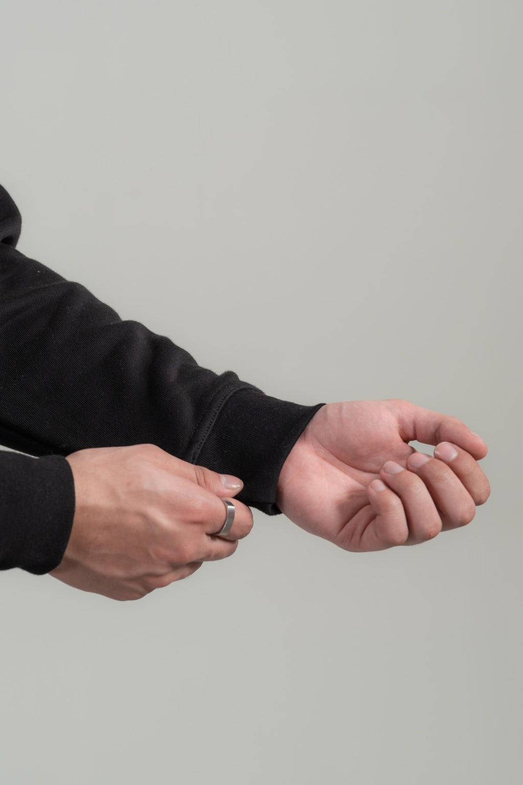 Polo Collar Sweatshirt