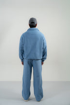 Dusty Blue Wide Leg Pants