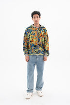 Abstract Knitted Hoodie