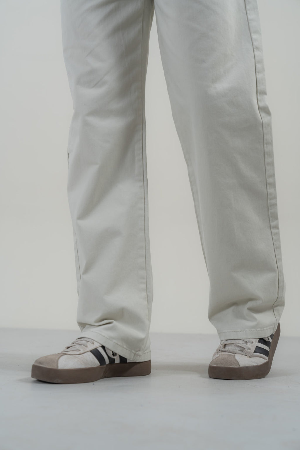 Light Grey Pleated Pants