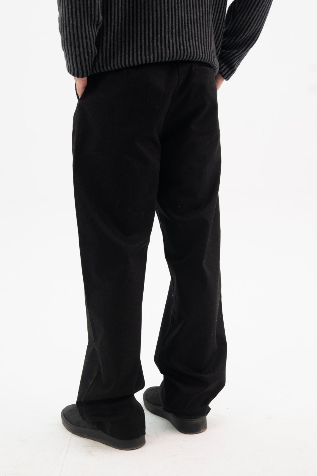 Black Pleated Pants