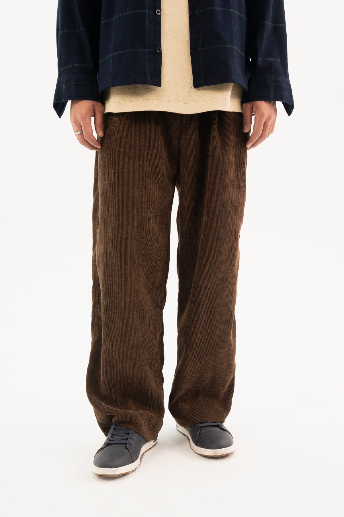 Stone brown corduroy pants