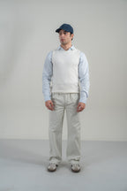 Bone White Sweater Vest