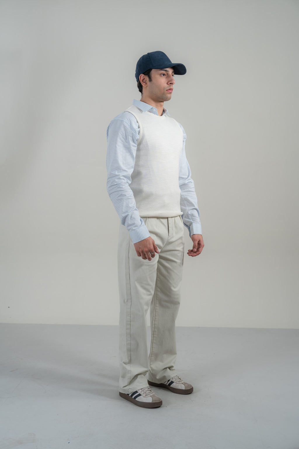 Bone White Sweater Vest