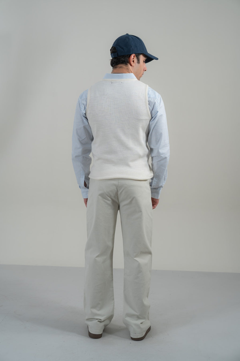 Bone White Sweater Vest