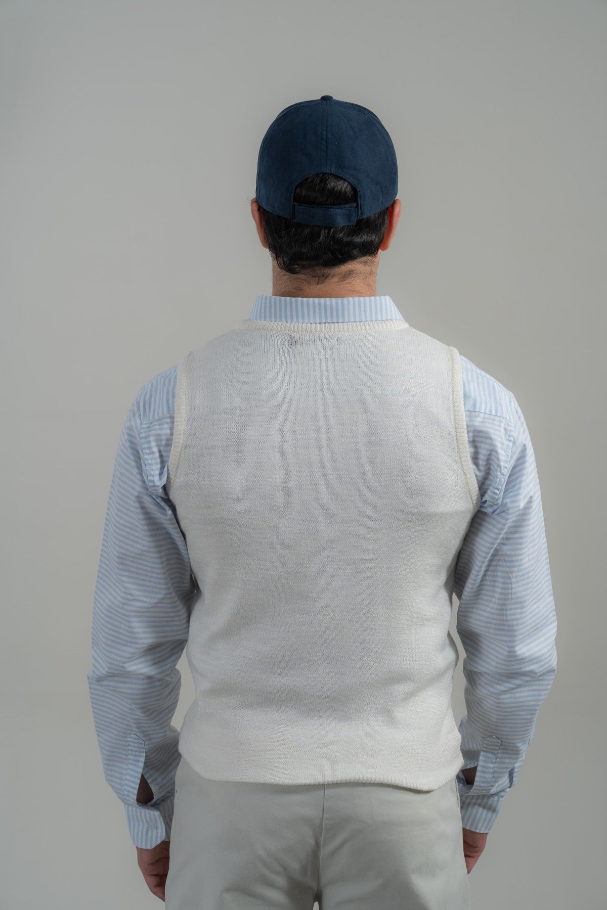 Bone White Sweater Vest