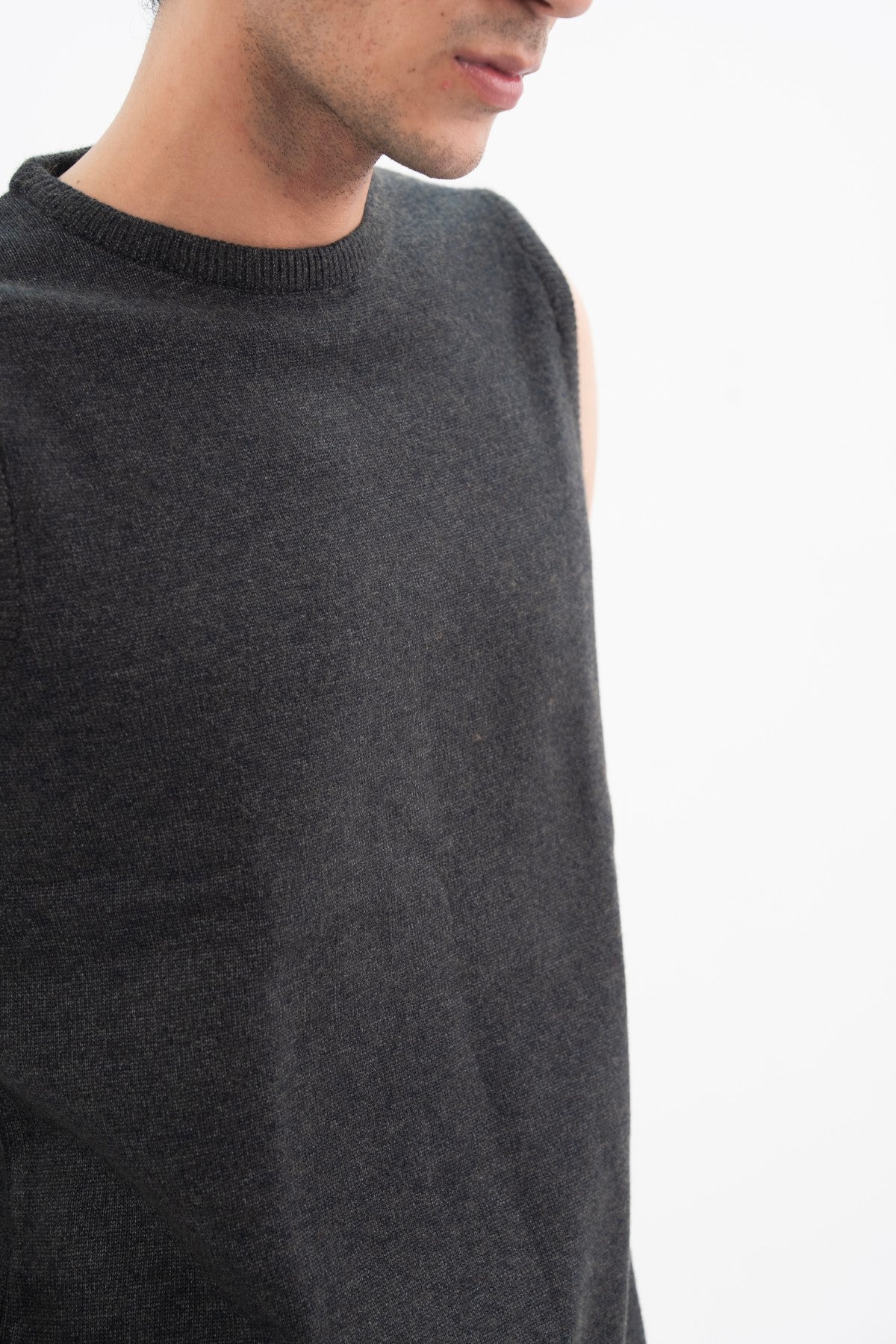 Charcoal Grey Sweater Vest