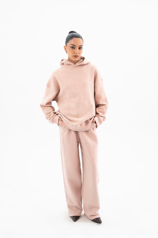 Peach Pink Hoodie - Women
