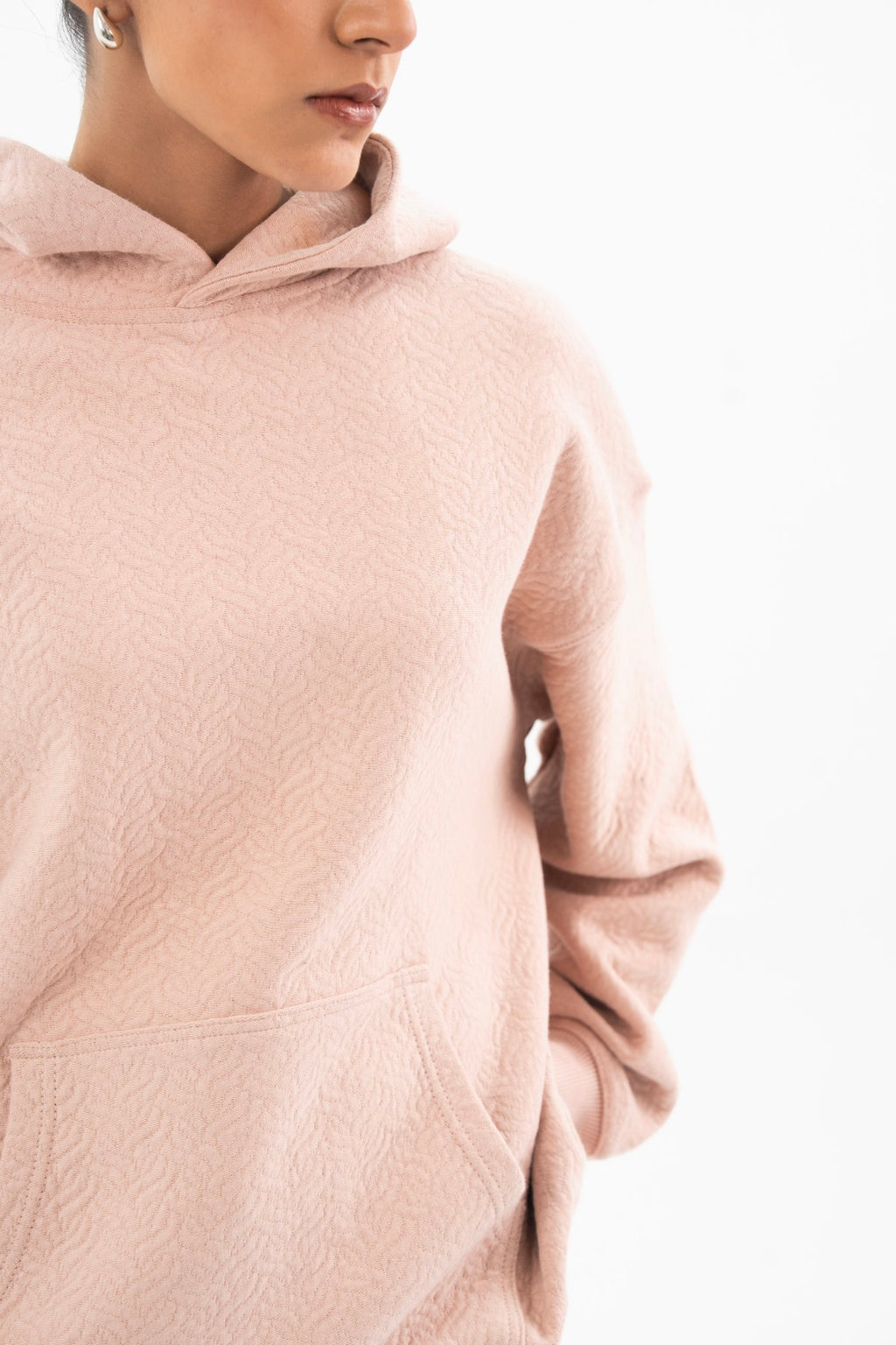 Peach Pink Hoodie