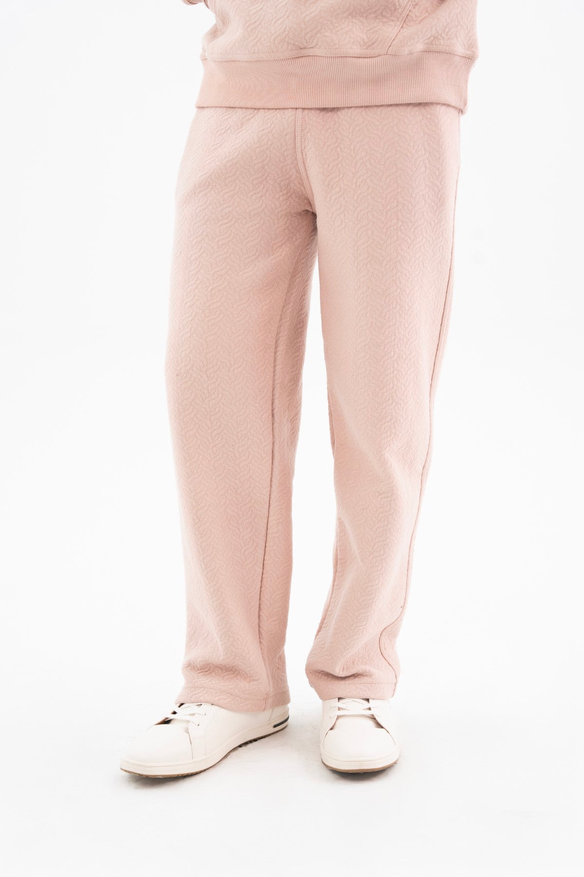 Peach Pink Wide Leg Trousers Main image