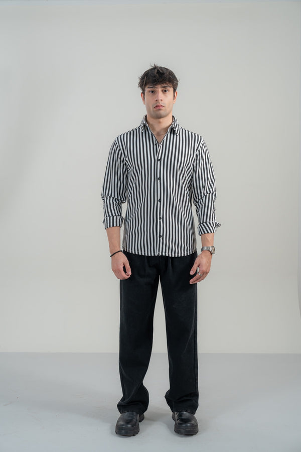 Vertical Stripes Classic Shirt