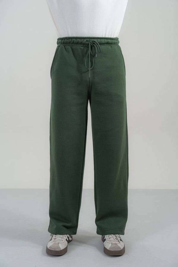 Forest Green Wide-leg trousers