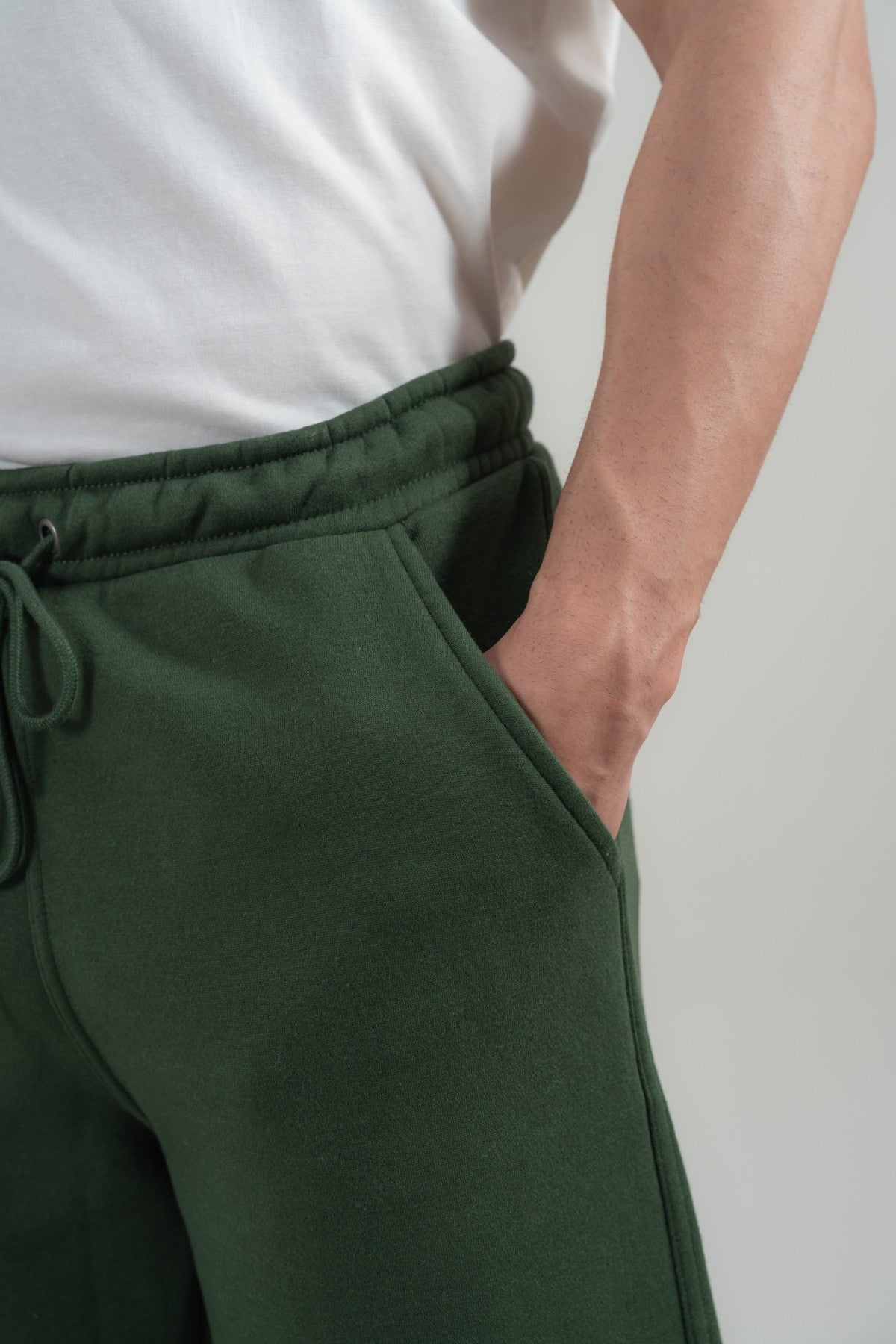 Forest Green Wide-leg trousers