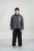 Cloud Grey Sherpa Jacket