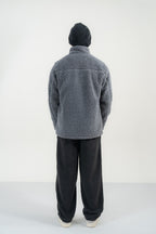 Cloud Grey Sherpa Jacket