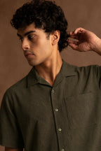 Resort Half Sleeves In Textured Fabric