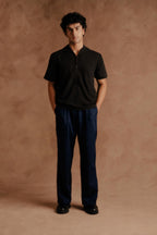 RESORT Collar Half Sleeves -  Black