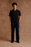 RESORT Collar Half Sleeves -  Black