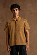 Resort Half Sleeves In Textured Fabric