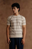 Crew Neck Knit Shirt - Off White