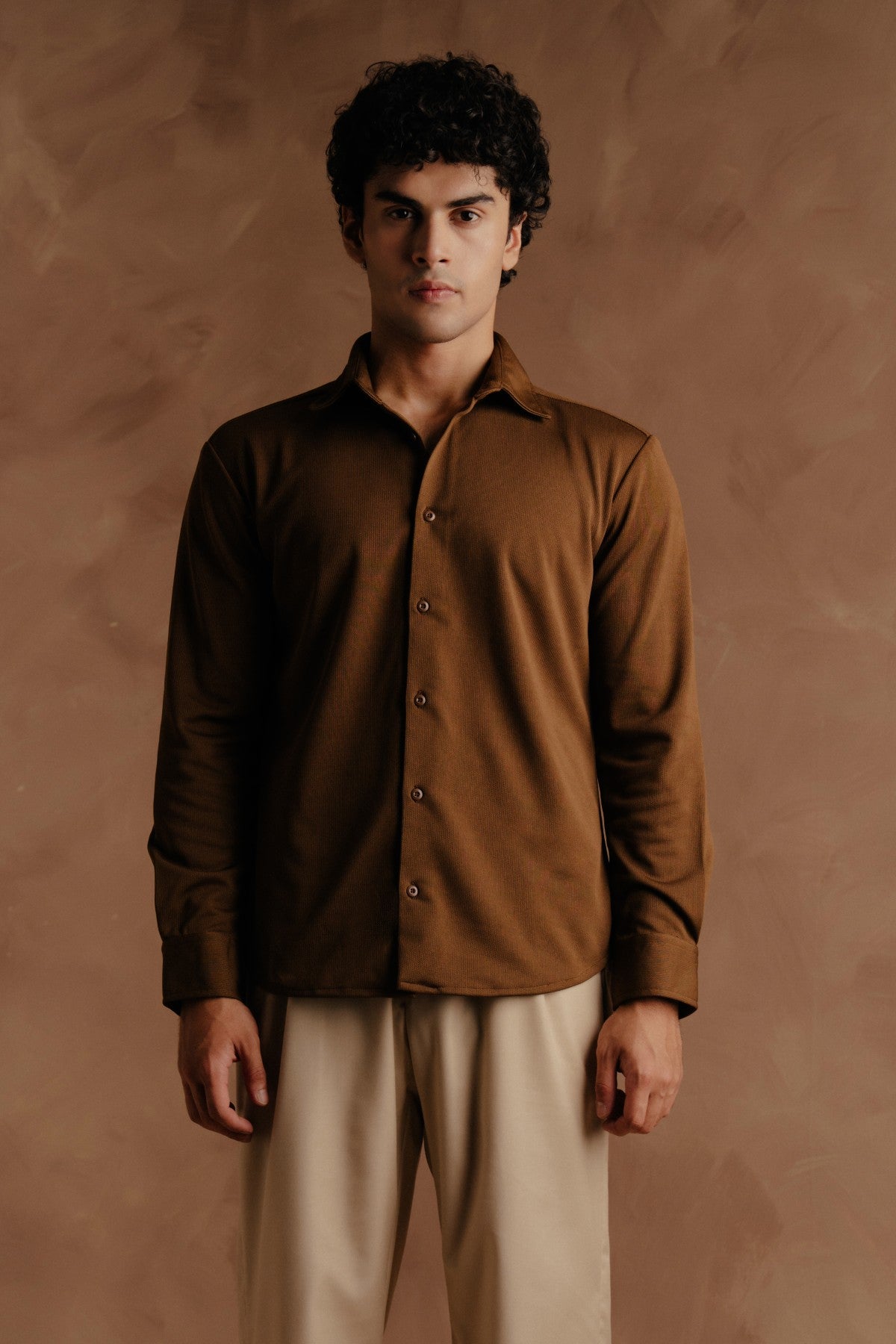 Casual Shirt - Golden Brown