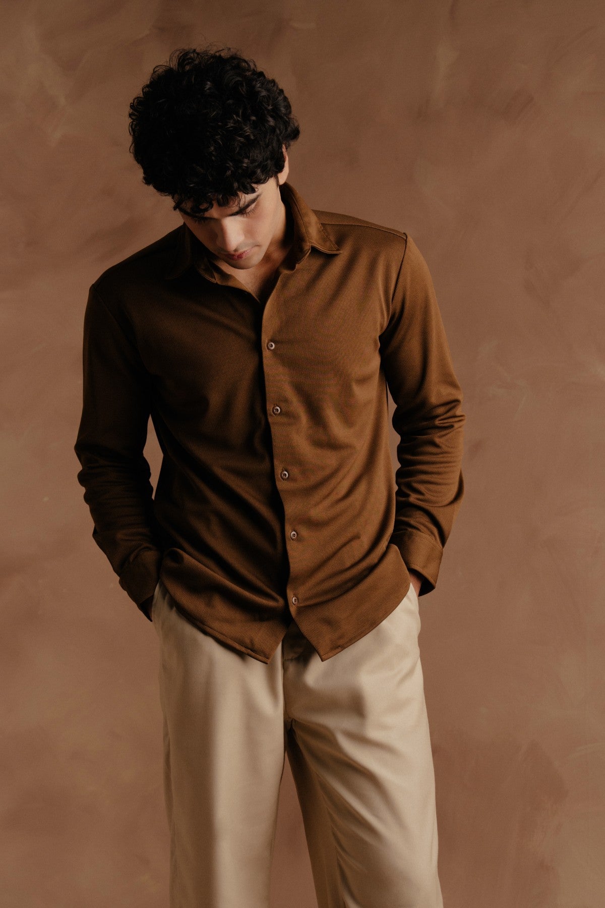 Casual Shirt - Golden Brown
