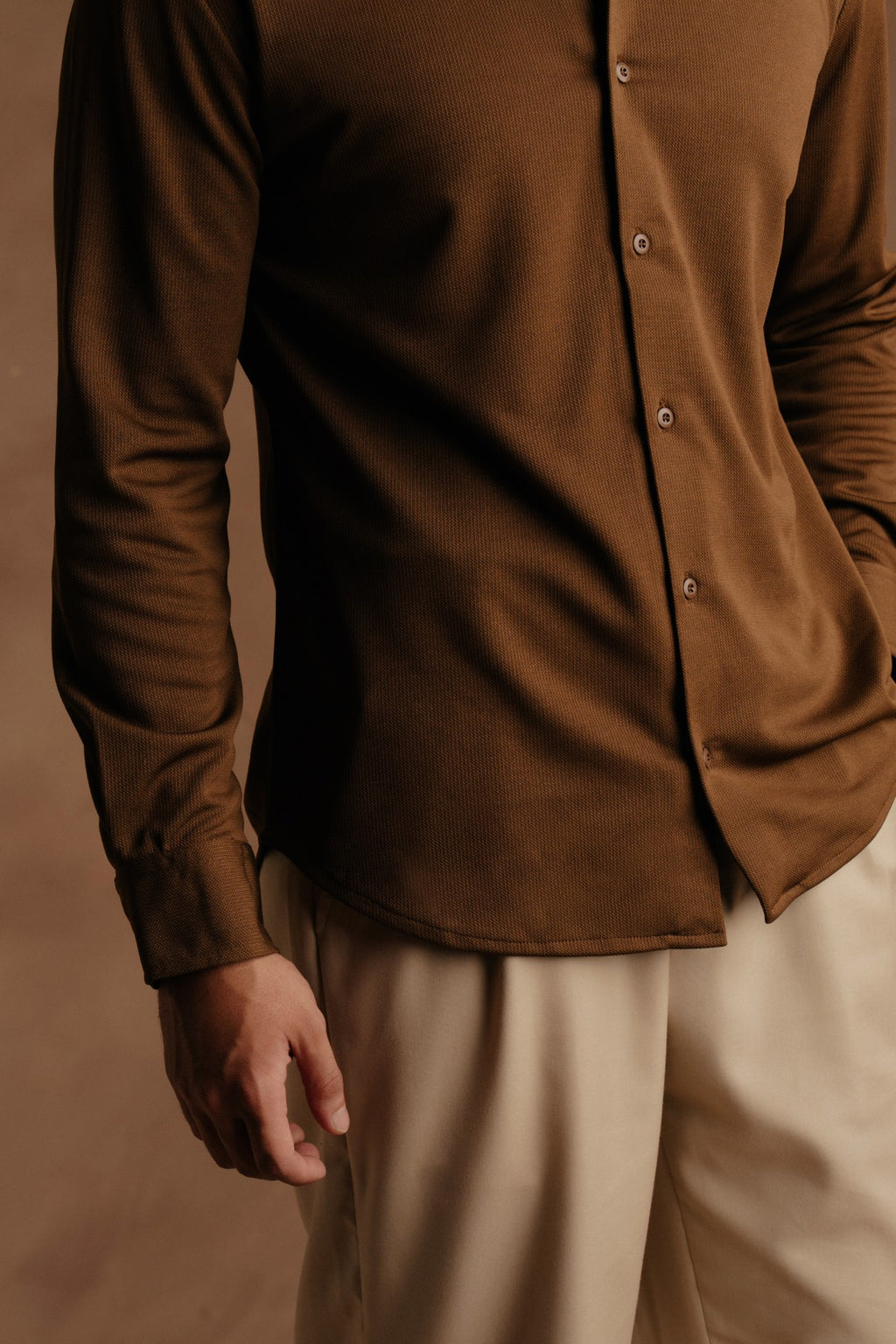 Casual Shirt - Golden Brown