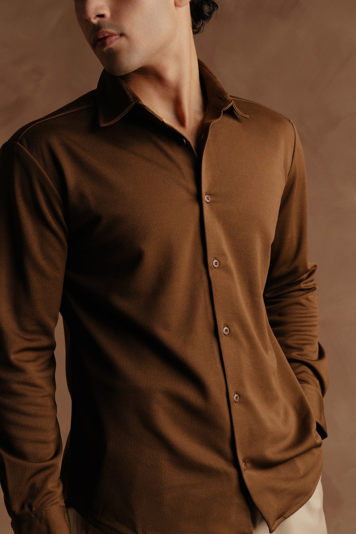 Casual Shirt - Golden Brown