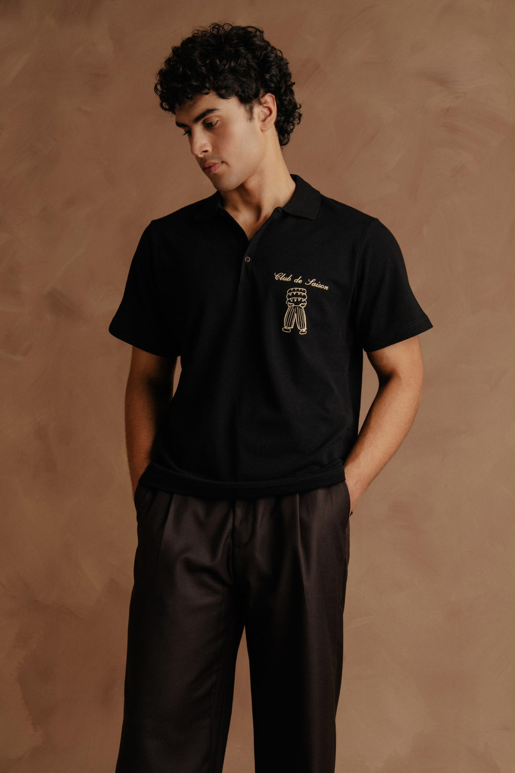 Polo Print Club - Black