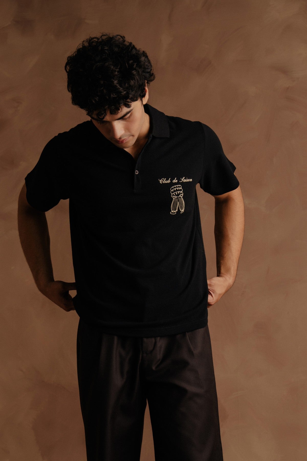 Polo Print club - Black Main image