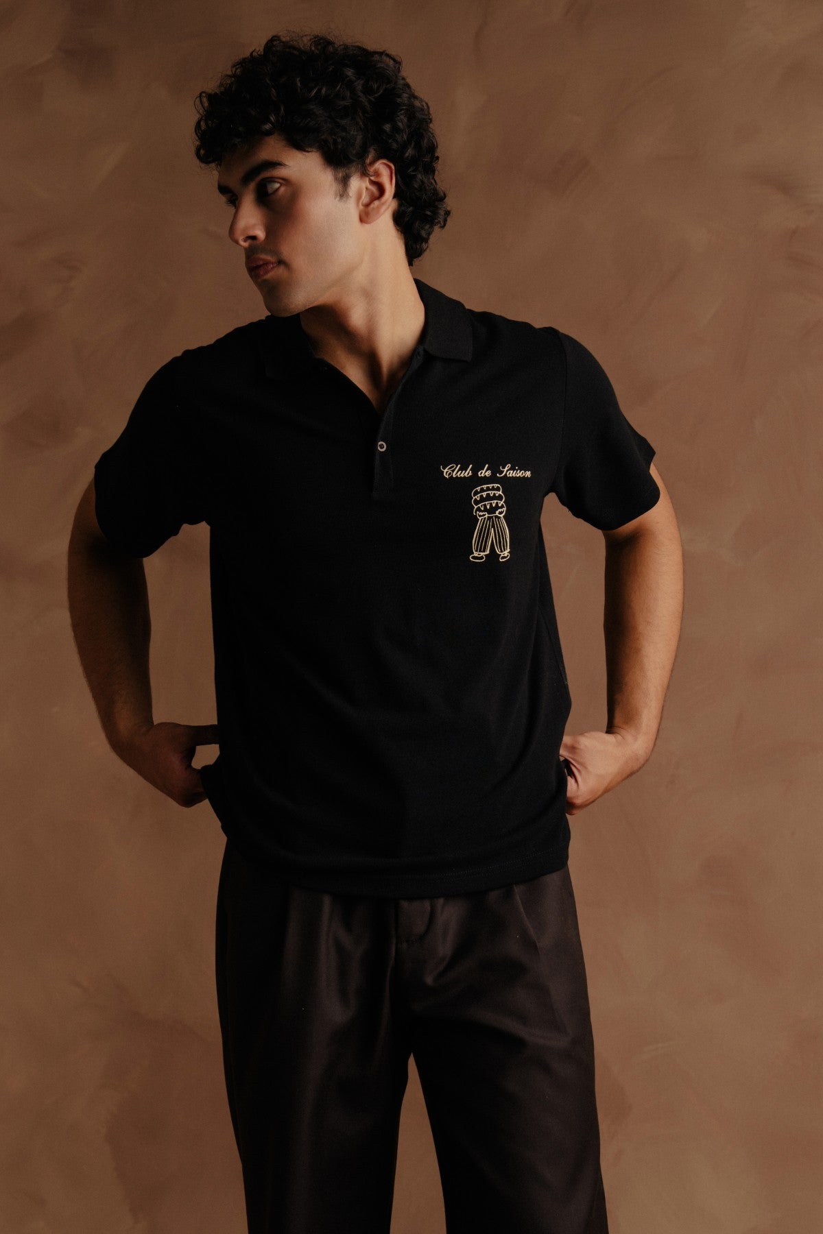 Polo Print Club - Black