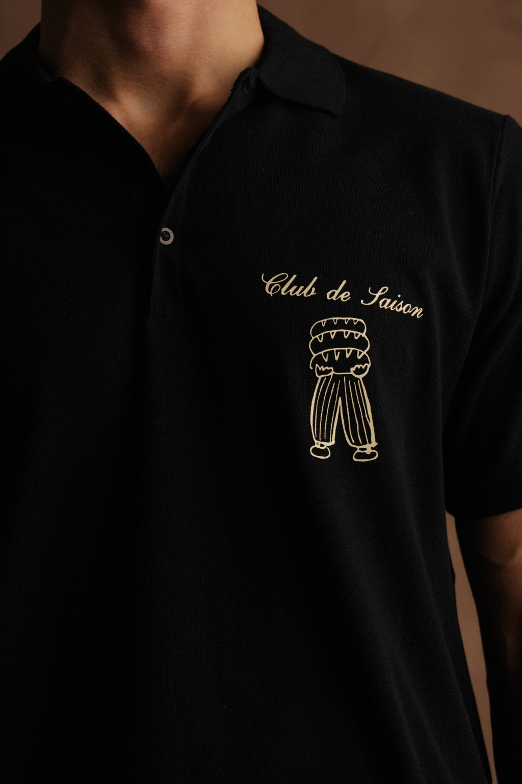 Polo Print Club - Black