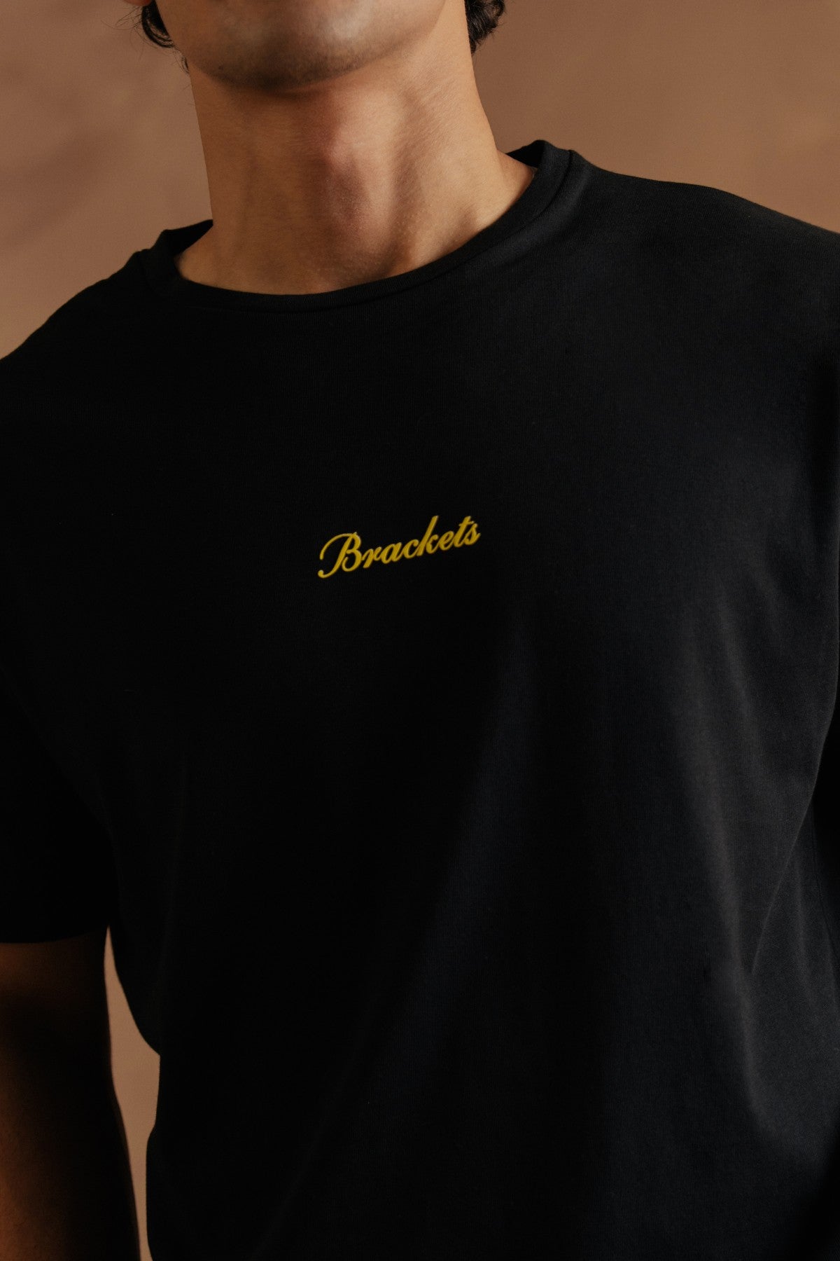 T-Shirt With Back Print - Black