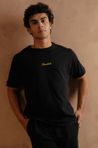 Brackets logo printed T-Shirt - Black