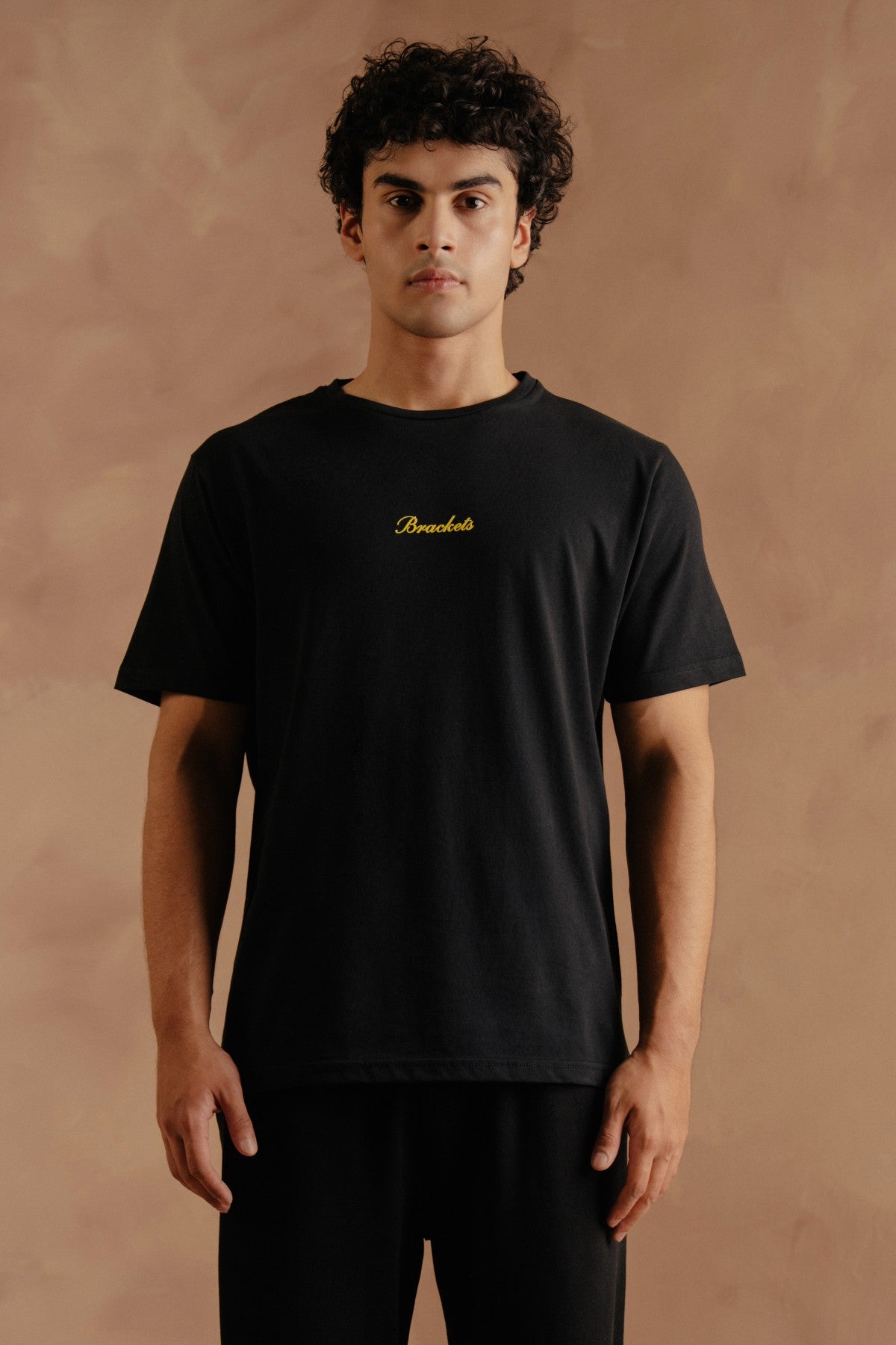 T-Shirt With Back Print - Black