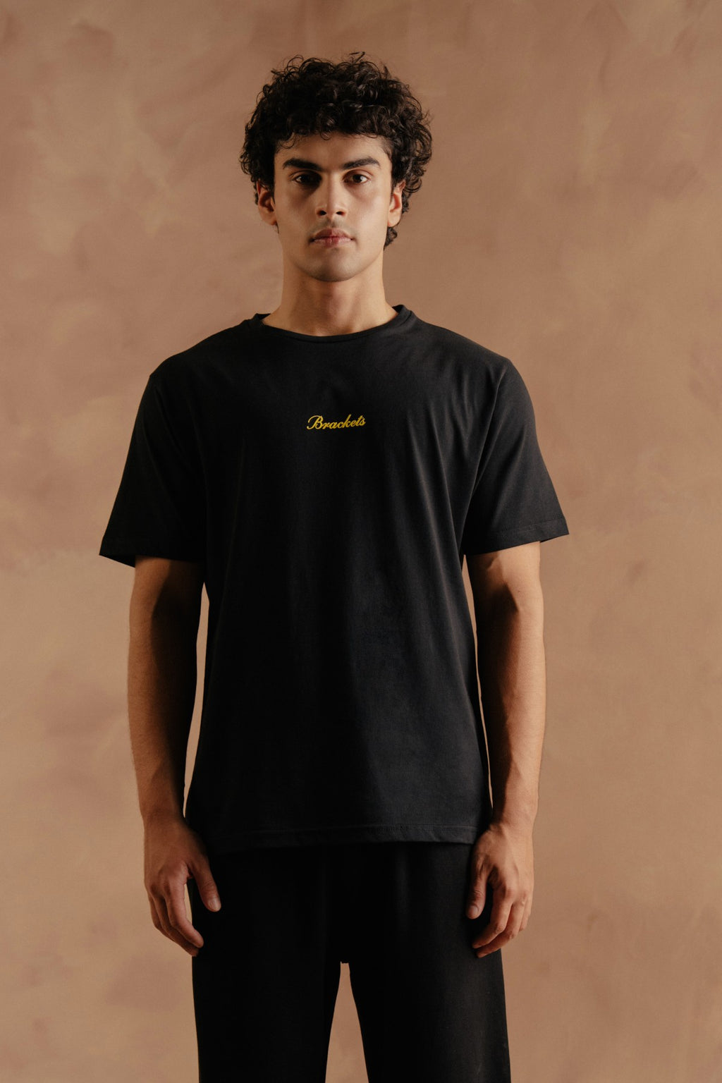 T-Shirt With Back Print - Black