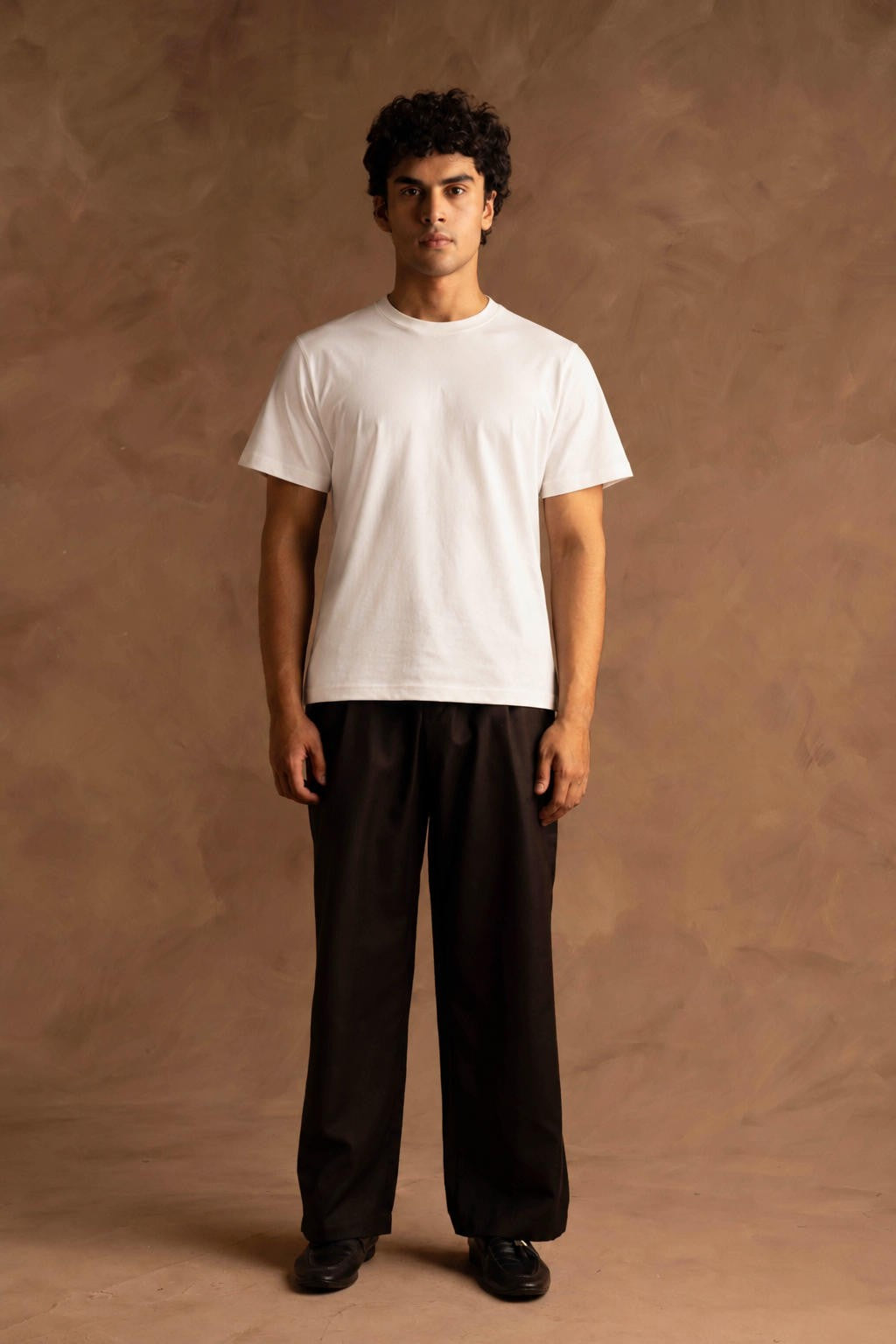White T-Shirt With Back Print