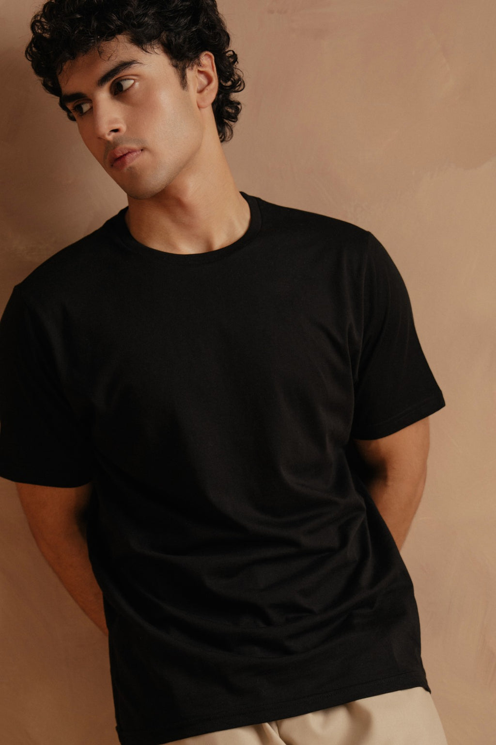 Black Plain T-Shirt