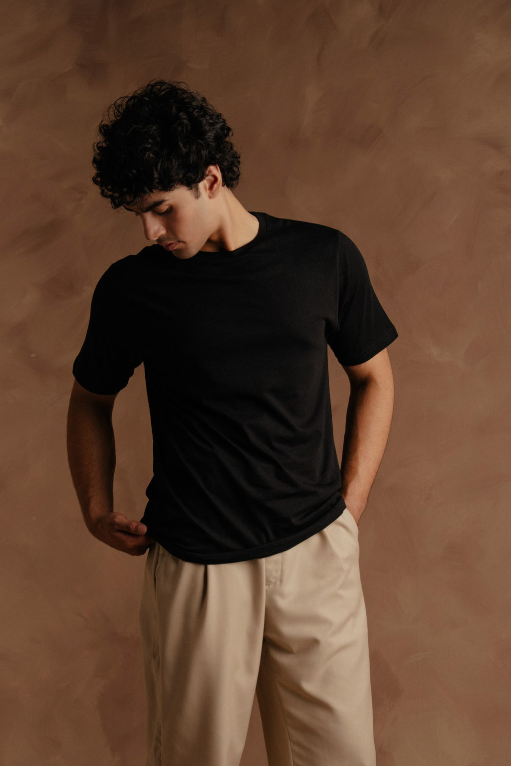 Black Plain T-Shirt