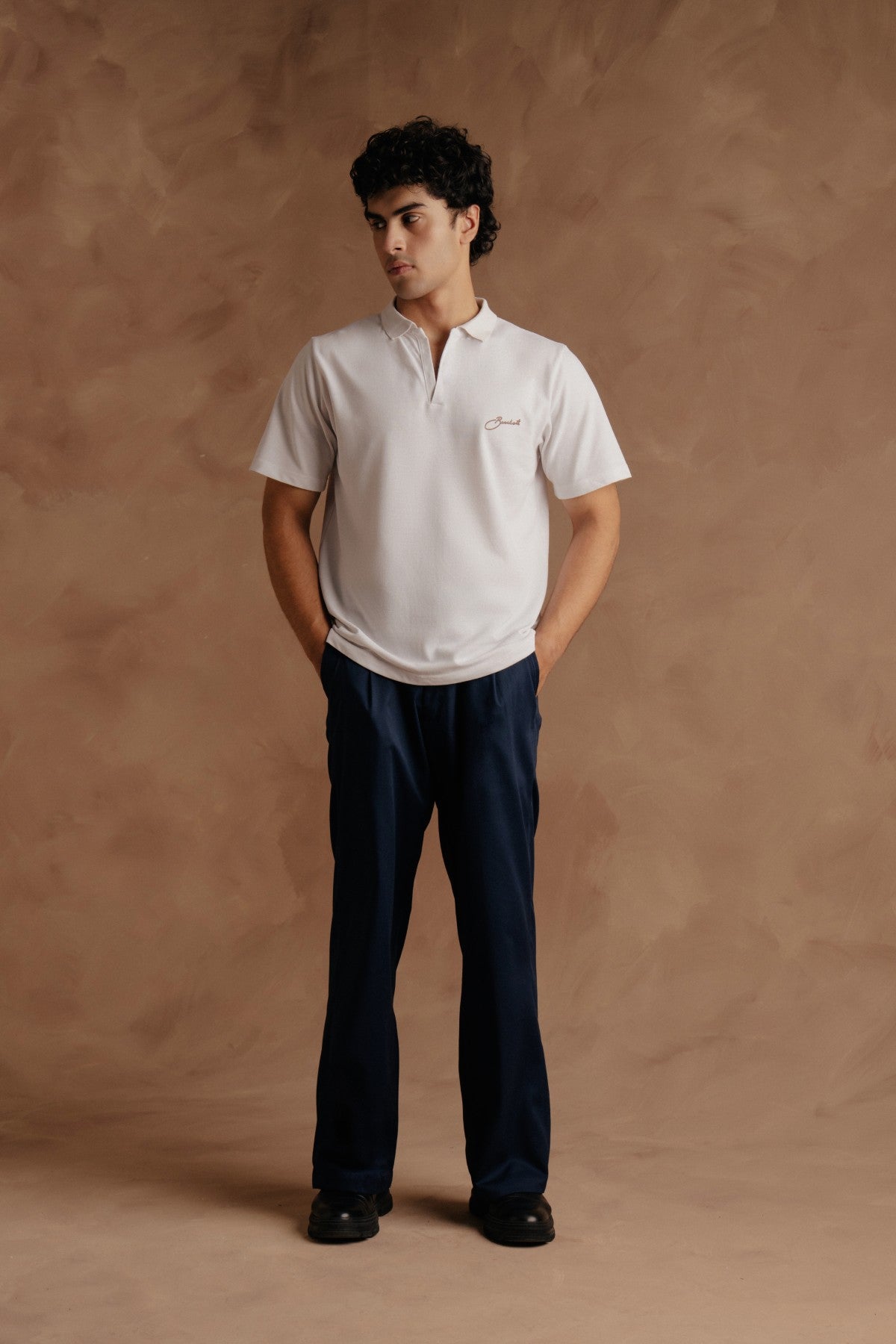 Printed Polo - White Main image