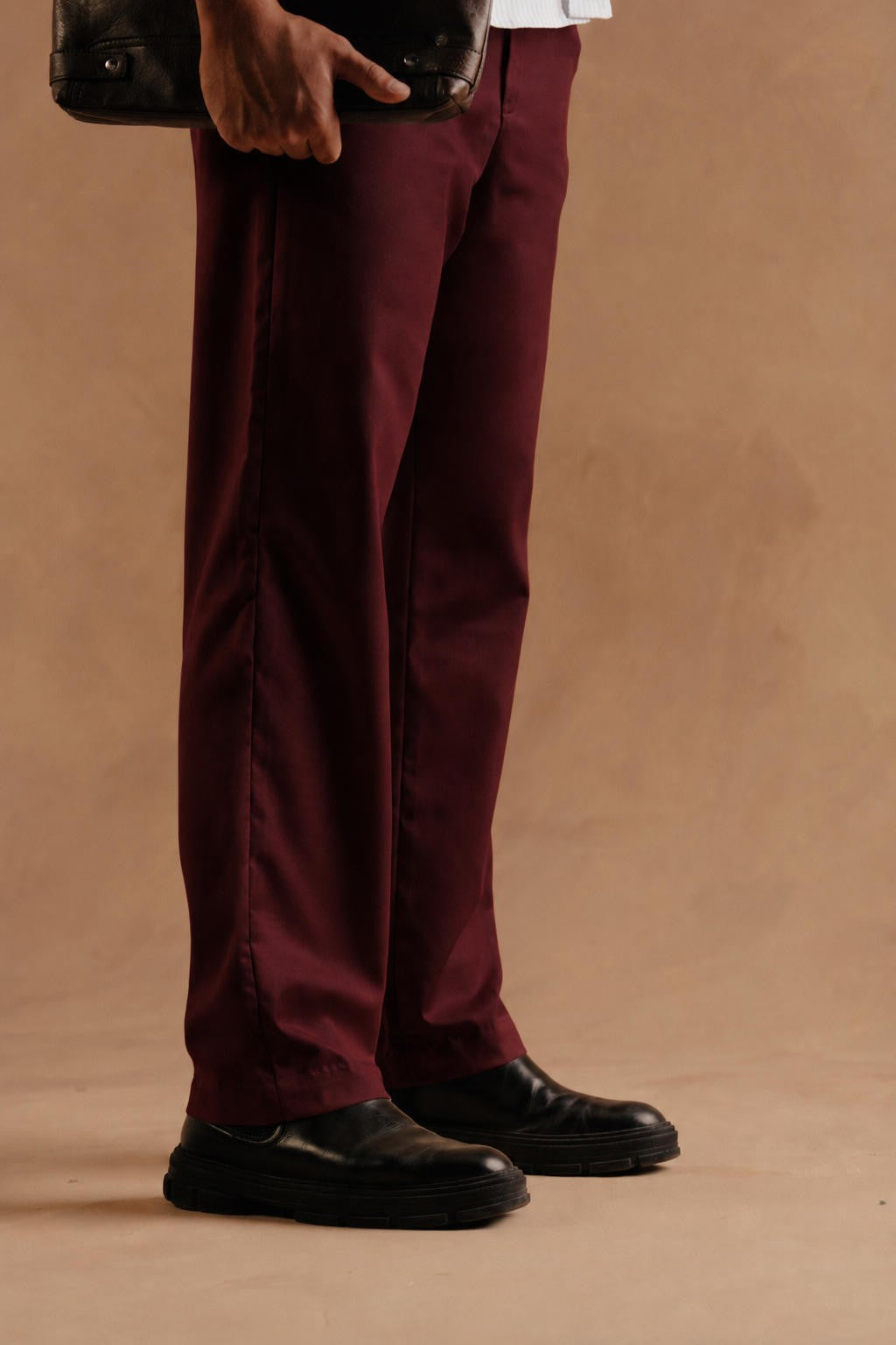 Burgundy Dress Pant Relax