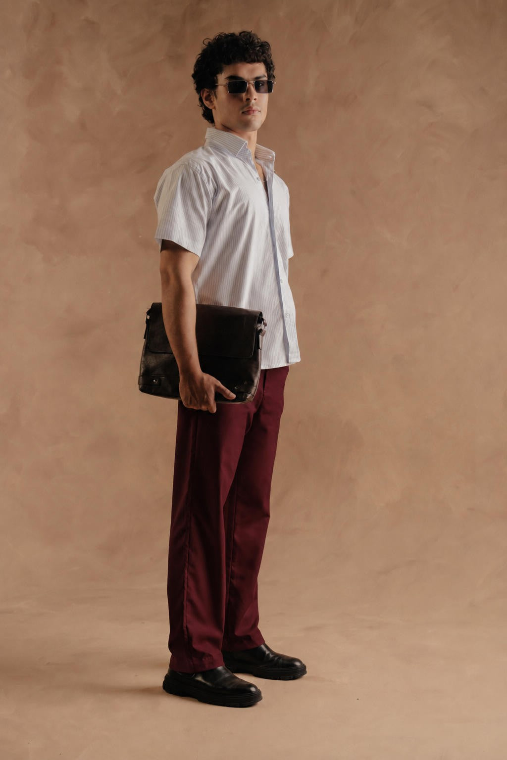 Burgundy Dress Pant Relax