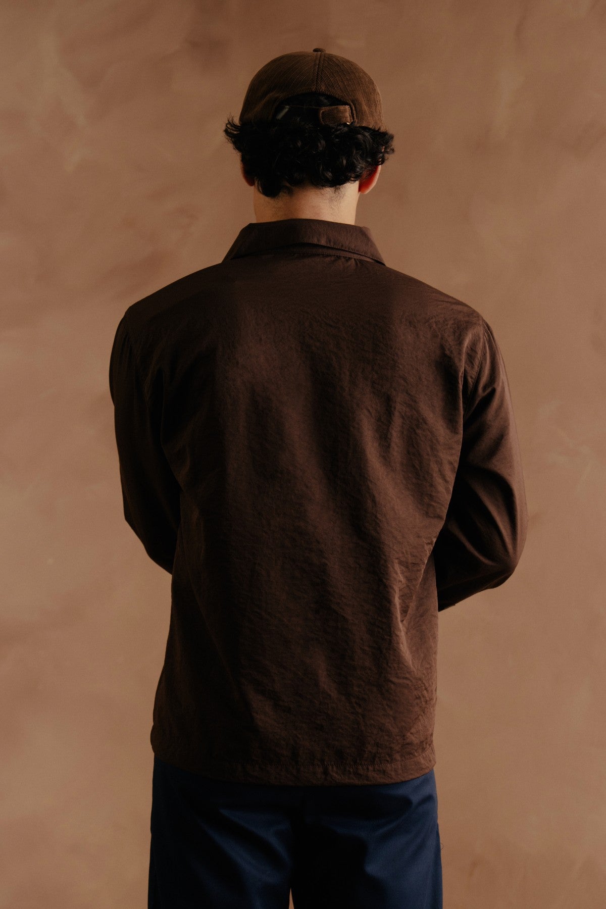 Long Sleeve Utility Shirt - Brown