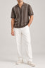 Brown Polo Shirt Jaquard