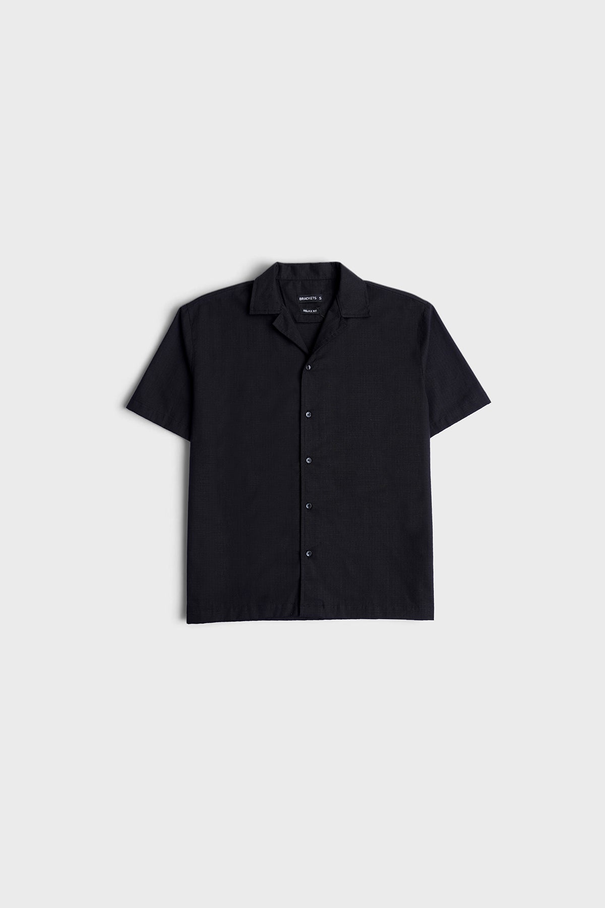 Half sleeve Black Linen shirt Secondary image