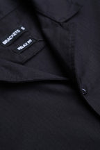 Half sleeve Black Linen shirt