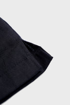 Half sleeve Black Linen shirt