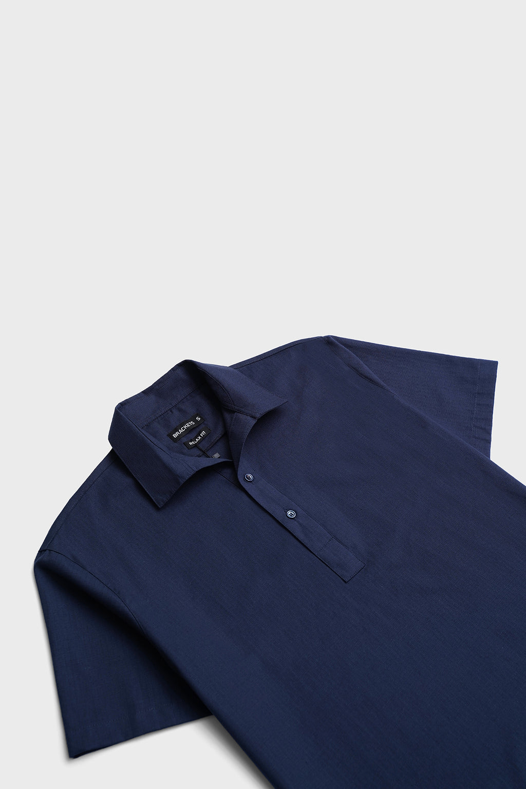 Half sleeve Navy Linen shirt